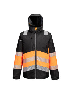 Kurtka ostrzegawcza zimowa Portwest PW3 hi-vis Pomarańczowy/Czarny