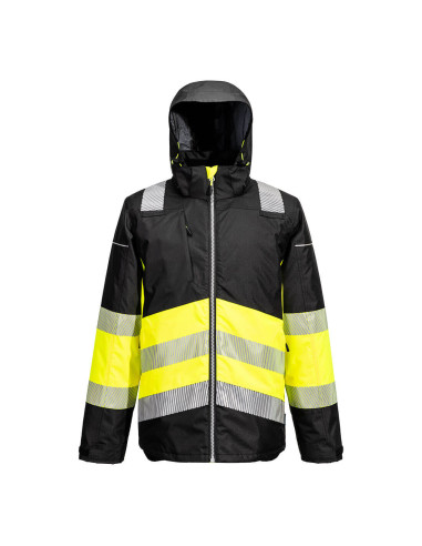 Kurtka ostrzegawcza zimowa Portwest PW3 hi-vis Żółty/Czarny
