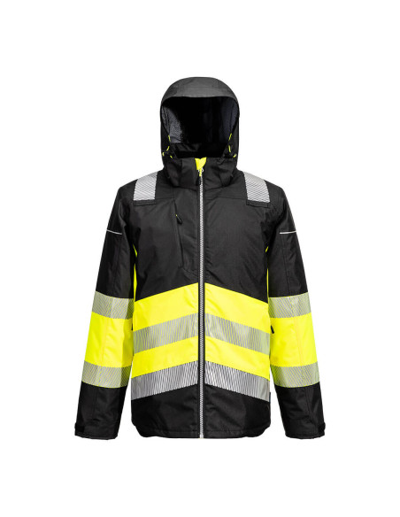 Kurtka ostrzegawcza zimowa Portwest PW3 hi-vis Żółty/Czarny