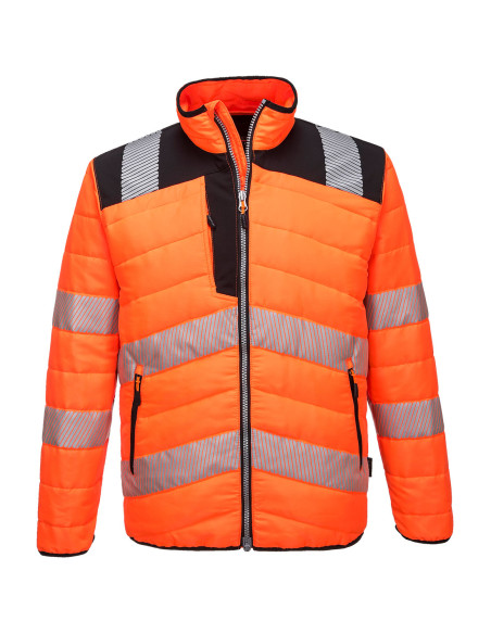 Kurtka ostrzegawcza Portwest PW3 Baffle hi-vis Pomarańczowy/Czarny