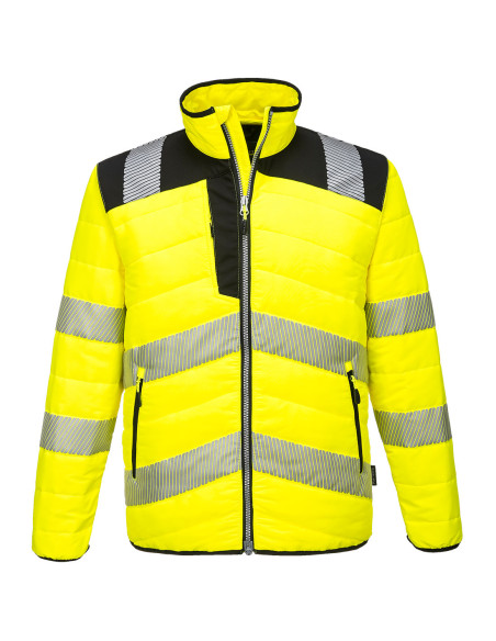 Kurtka ostrzegawcza Portwest PW3 Baffle hi-vis Żółty/Czarny