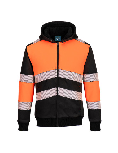 Ocieplana bluza ostrzegawcza Portwest PW3 hi-vis Pomarańczowy/Czarny