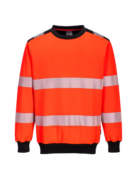 Bluza ostrzegawcza Portwest PW3 hi-vis Czerwony/Czarny