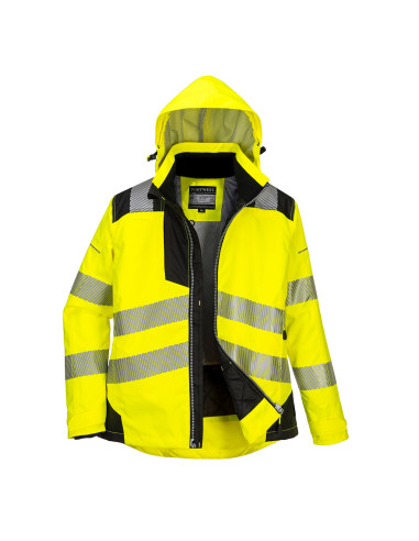 Damska kurtka zimowa Portwest PW3 hi-vis Żółty/Czarny