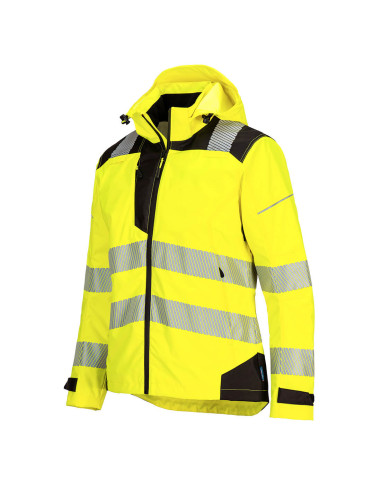 Damska kurtka przeciwdeszczowa Portwest PW3 Hi-Vis wodoodporna PW389 | ToSafe