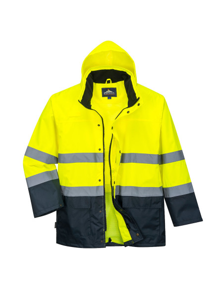 Dwukolorowa kurtka ostrzegawcza Portwest Lite Traffic S166 | ToSafe