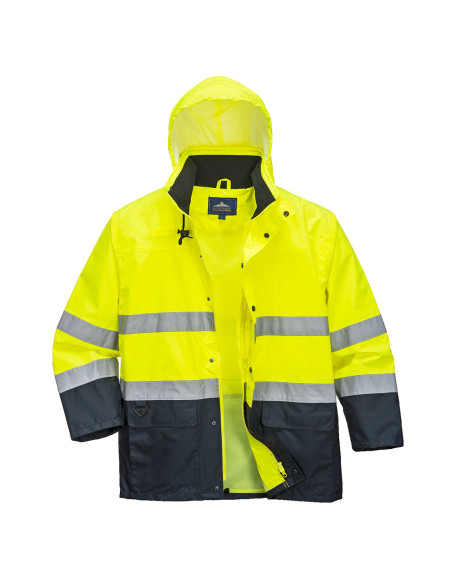 Dwukolorowa kurtka ostrzegawcza Portwest Lite Traffic S166 | ToSafe