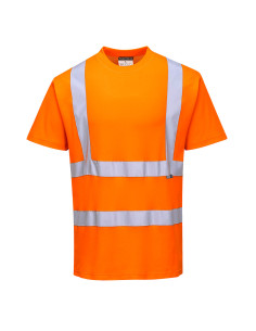 T-shirt ostrzegawczy Portwest Cotton Comfort Pomarańczowy