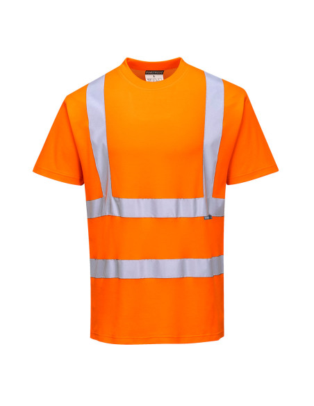 T-shirt ostrzegawczy Portwest Cotton Comfort Pomarańczowy