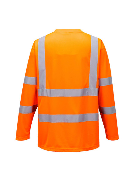 T-shirt ostrzegawczy z długim rękawem Portwest Hi-Vis S178 | ToSafe