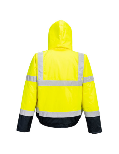 Dwukolorowa kurtka ostrzegawcza Bomber Portwest S266 | ToSafe
