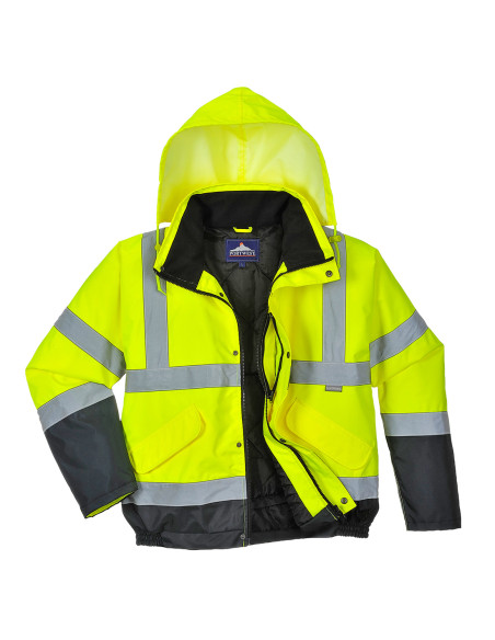 Dwukolorowa kurtka ostrzegawcza Bomber Portwest S266 | ToSafe