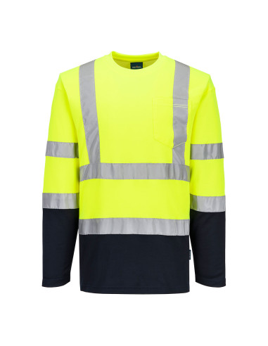 Koszulka Portwest S280 Żółty/Granatowy