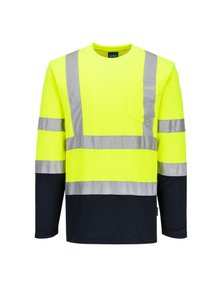 Koszulka Portwest S280 Żółty/Granatowy