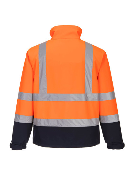 Dwukolorowy softshell ostrzegawczy 3-warstwowy Portwest S425 | ToSafe