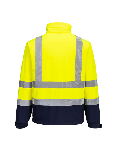 Dwukolorowy softshell ostrzegawczy 3-warstwowy Portwest S425 | ToSafe