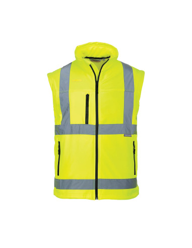 Softshell ostrzegawczy 3-warstwowy z odpinanymi rękawami Portwest S428 | ToSafe