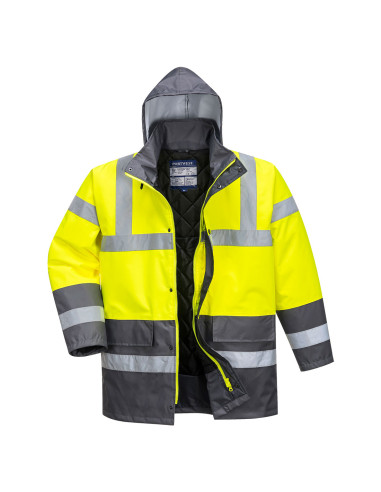Dwukolorowa kurtka ostrzegawcza Traffic Portwest S466 | ToSafe