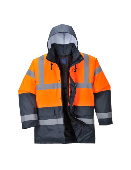 Dwukolorowa kurtka ostrzegawcza Traffic Portwest S467 | ToSafe