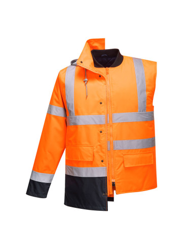 Dwukolorowa kurtka ostrzegawcza 4 w 1 Portwest Traffic S471 | ToSafe