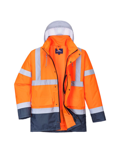 Dwukolorowa kurtka ostrzegawcza 4 w 1 Portwest Traffic S471 | ToSafe