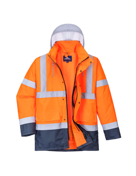 Dwukolorowa kurtka ostrzegawcza 4 w 1 Portwest Traffic S471 | ToSafe