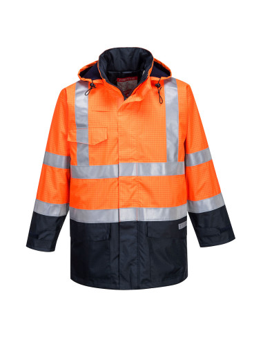 Kurtka trudnopalna ostrzegawcza Portwest S779 Bizflame Rain Multi | ToSafe