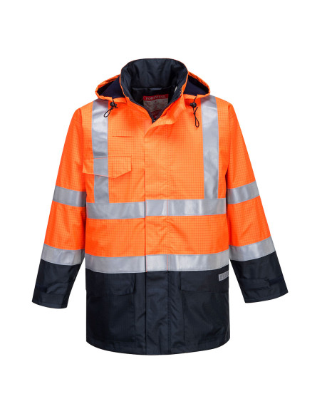 Kurtka trudnopalna ostrzegawcza Portwest S779 Bizflame Rain Multi | ToSafe