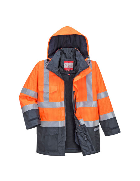 Kurtka trudnopalna ostrzegawcza Portwest S779 Bizflame Rain Multi | ToSafe