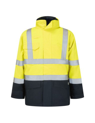 Kurtka trudnopalna Portwest S779 Żółty/Granatowy