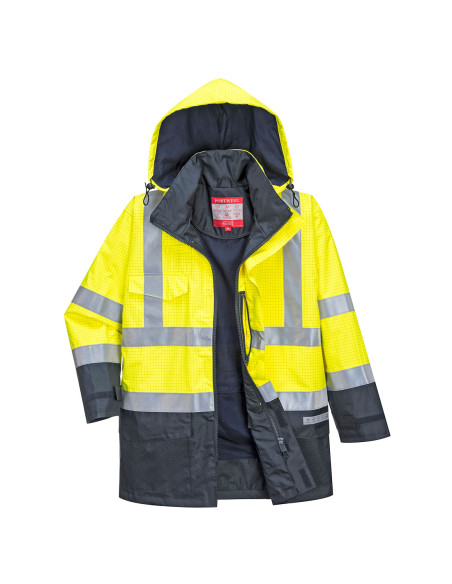 Kurtka trudnopalna ostrzegawcza Portwest S779 Bizflame Rain Multi | ToSafe