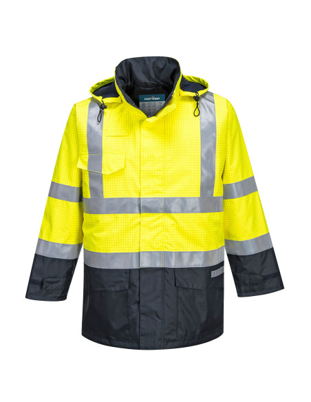 Kurtka trudnopalna ostrzegawcza Portwest S779 Bizflame Rain Multi | ToSafe