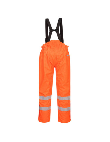 Spodnie trudnopalne ostrzegawcze ocieplane Portwest S781 Bizflame Rain | ToSafe