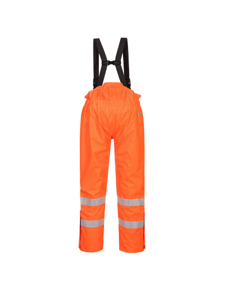 Spodnie trudnopalne ostrzegawcze ocieplane Portwest S781 Bizflame Rain | ToSafe