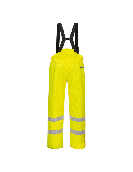 Spodnie trudnopalne ostrzegawcze ocieplane Portwest S781 Bizflame Rain | ToSafe