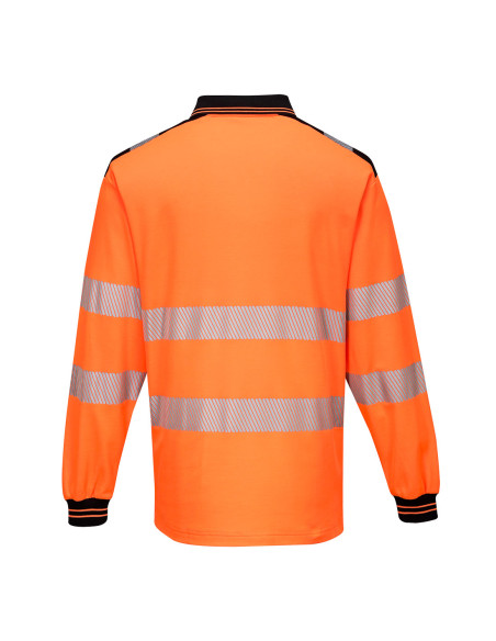 Portwest PW3 koszulka polo ostrzegawcza długi rękaw HiVisTex Pro T184 | ToSafe