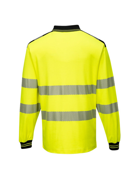 Portwest PW3 koszulka polo ostrzegawcza długi rękaw HiVisTex Pro T184 | ToSafe