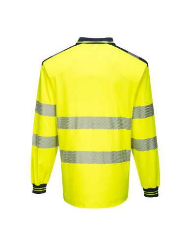 Portwest PW3 koszulka polo ostrzegawcza długi rękaw HiVisTex Pro T184 | ToSafe
