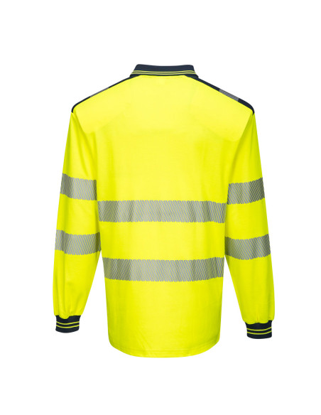 Portwest PW3 koszulka polo ostrzegawcza długi rękaw HiVisTex Pro T184 | ToSafe