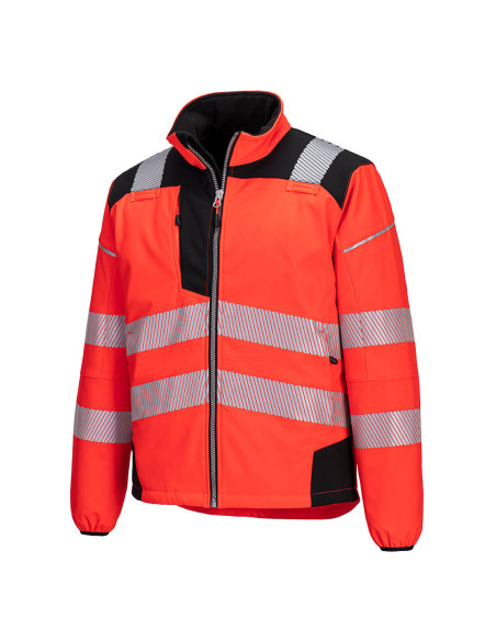 Portwest PW3 softshell ostrzegawczy 3-warstwowy HiVisTex Pro T402 | ToSafe