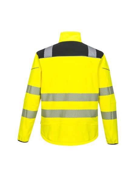 Portwest PW3 softshell ostrzegawczy 3-warstwowy HiVisTex Pro T402 | ToSafe