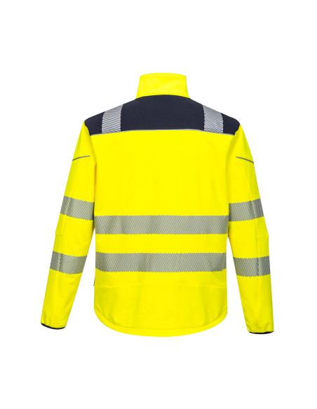 Portwest PW3 softshell ostrzegawczy 3-warstwowy HiVisTex Pro T402 | ToSafe