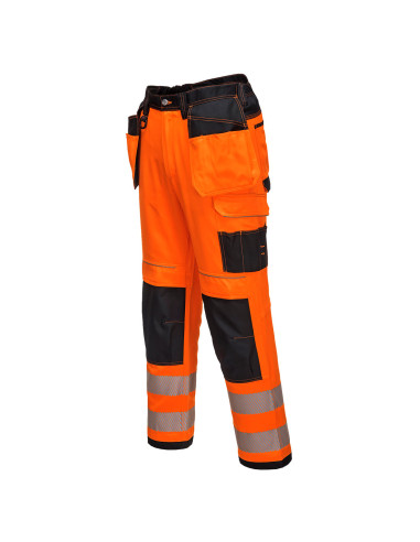 Portwest PW3 spodnie ostrzegawcze z kieszeniami kaburowymi HiVisTex Pro T501 | ToSafe