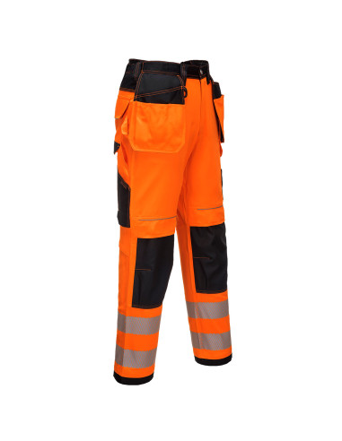 Portwest PW3 spodnie ostrzegawcze z kieszeniami kaburowymi HiVisTex Pro T501 | ToSafe