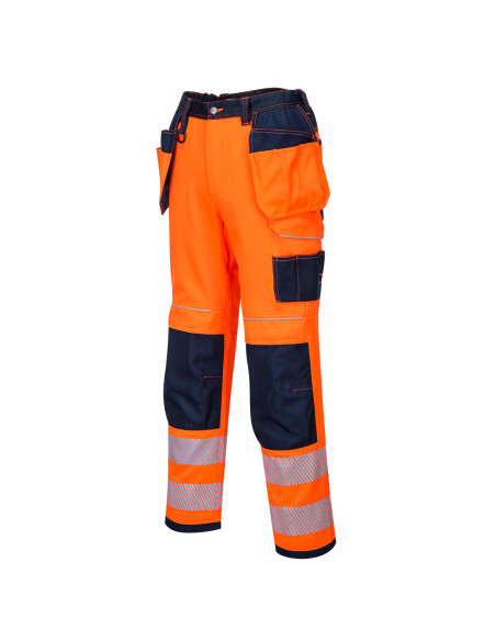 Portwest PW3 spodnie ostrzegawcze z kieszeniami kaburowymi HiVisTex Pro T501 | ToSafe
