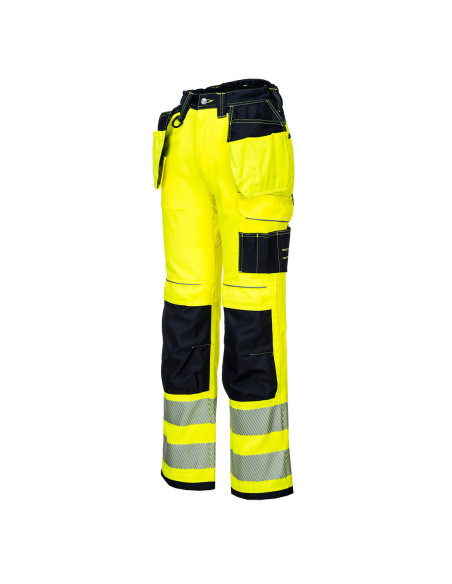 Portwest PW3 spodnie ostrzegawcze z kieszeniami kaburowymi HiVisTex Pro T501 | ToSafe
