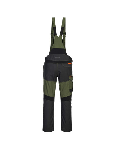 Portwest WX3 ogrodniczki robocze stretch z kieszeniami na nakolanniki T704 | ToSafe