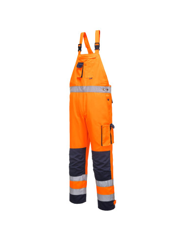 Ogrodniczki robocze ostrzegawcze Portwest Dijon hi-vis wielokieszeniowe TX52 | ToSafe
