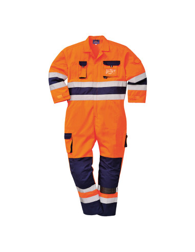 Kombinezon roboczy ostrzegawczy Portwest Nantes hi-vis wielokieszeniowy TX55 | ToSafe