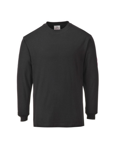 T-shirt trudnopalny i antystatyczny Portwest FR11 Modaflame z długim rękawem | ToSafe